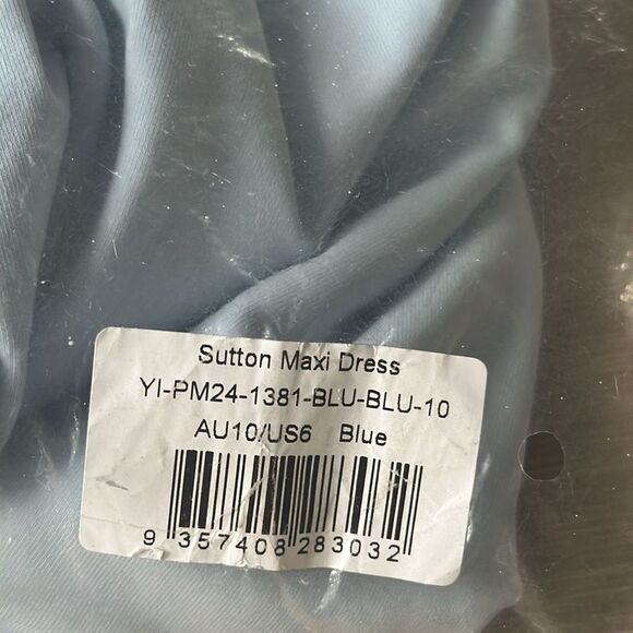 Peppermayo Exclusive - Sutton Maxi Dress - Blue Size 6 NWT in packaging - Picture 7 of 7